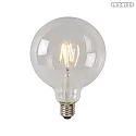 LED Filamentlampe GLOBE G95 Klasse: A, Ø 9,5 cm LED E27 1x7W 2700K, transparent