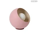 Lucide table lamp DOREDOS E27 IP20, pink 