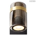 Lucide wall luminaire UPTON swivelling, rotatable GU10 IP20, grey, black 