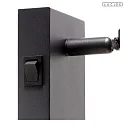 Lucide wall luminaire UPTON swivelling, rotatable GU10 IP20, grey, black 
