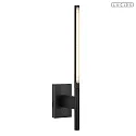 Lucide wall luminaire FINAN IP20, black 