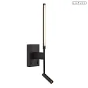 wall luminaire FINAN IP20, black 