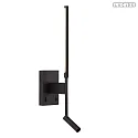 Lucide wall luminaire FINAN IP20, black 