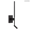 Lucide wall luminaire FINAN IP20, black 