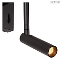 Lucide wall luminaire FINAN IP20, black 