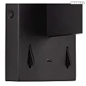Lucide wall luminaire FINAN IP20, black 