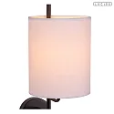 Lucide Wandleuchte MAGIC m. Lesearm Ø 18 cm 1x E27 IP20 Stoff/beige + USB-Anschluss