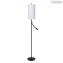 Lucide Stehleuchte MAGIC m. Lesearm Ø 24 cm 1x E27 IP20 Stoff/beige