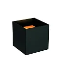 LED Bad-Wandstrahler AXI, IP54, eckig, Up/Down (Winkel verstellbar), 2x 7W 2700K 2x 320lm, schaltbar, Metall, schwarz