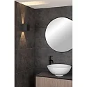 Lucide LED Bad-Wandstrahler AXI, IP54, eckig, Up/Down (Winkel verstellbar), 2x 7W 2700K 2x 320lm, schaltbar, Metall, schwarz