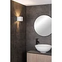 Lucide LED Bad-Wandstrahler AXI, IP54, eckig, Up/Down (Winkel verstellbar), 2x 7W 2700K 2x 320lm, schaltbar, Metall, weiß