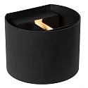 LED Bad-Wandstrahler AXI, IP54, halbrund, Up/Down (Winkel verstellbar), 2x 7W 2700K 2x 320lm, schaltbar, Metall, schwarz