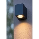 spot ZARO square GU10 IP44, black