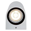 Lucide spot ZARO 2 flames, half round GU10 IP44, white