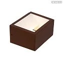 Outdoor LED Akkuwandleuchte BRIDA 90° 3,7W 2700K IP54 CRI>80 rostbraun