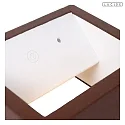Lucide Outdoor LED Akkuwandleuchte BRIDA 90° 3,7W 2700K IP54 CRI>80 rostbraun