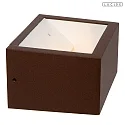 Lucide Outdoor LED Akkuwandleuchte BRIDA 90° 3,7W 2700K IP54 CRI>80 rostbraun