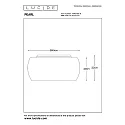 Lucide ceiling luminaire PEARL 5 flames, round G9 IP20, chrome, smoky colour