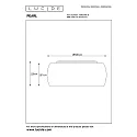 Lucide ceiling luminaire PEARL 6 flames, round G9 IP20, chrome, smoky colour