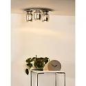 Lucide ceiling luminaire ERYN 3 flames, round G9 IP20, chrome, gold