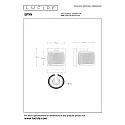 Lucide wall luminaire ERYN square G9 IP20, chrome, gold
