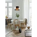 Lucide pendant luminaire PEARL 5 flames, round G9 IP20, chrome, smoky colour