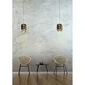 Lucide pendant luminaire ERYN round E27 IP20, chrome, gold