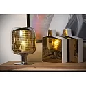 Lucide table lamp ERYN oval E27 IP20, chrome, gold 