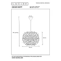 Lucide Pendelleuchte GOOSY SOFT, Ø 50 cm, 1xE27, weiß