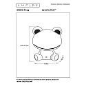 Lucide LED Tischleuchte DODO FROG Kinderzimmer, 1x3W, dimmbar, grün