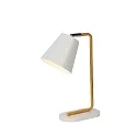 table lamp CONA swivelling, rotatable, tiltable E14 IP20, wood, white 