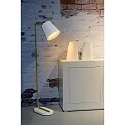 Lucide floor lamp CONA swivelling, rotatable, tiltable E27 IP20, wood, white 