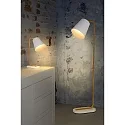 Lucide floor lamp CONA swivelling, rotatable, tiltable E27 IP20, wood, white 