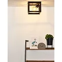Lucide ceiling luminaire THOR square E27 IP20, grey