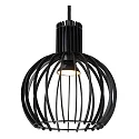 Lucide pendant luminaire MIKAELA 3 flames E14 IP20, black dimmable