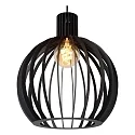 Lucide pendant luminaire MIKAELA round E27 IP20, black