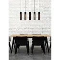 Lucide pendant luminaire LIONEL 5 flames, cylindrical E27 IP20, black
