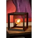 Lucide table lamp THOR square E27 IP20, grey 