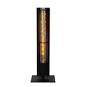 table lamp LIONEL cylindrical E27 IP20, black