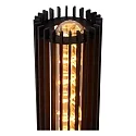 Lucide table lamp LIONEL cylindrical E27 IP20, black