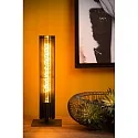 Lucide table lamp LIONEL cylindrical E27 IP20, black