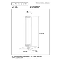 Lucide table lamp LIONEL cylindrical E27 IP20, black