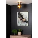 Lucide ceiling luminaire MARIUS round E27 IP20, gold matt, brass