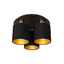 Deckenleuchte FUDRAL, Ø 37 cm, 3xE27, schwarz