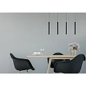 Lucide pendant luminaire LORENZ LED 4 flames IP20, black dimmable