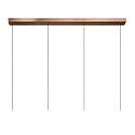 Lucide pendant luminaire LORENZ LED 4 flames IP20, rust dimmable