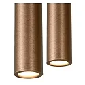 Lucide pendant luminaire LORENZ LED 4 flames IP20, rust dimmable