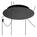 Lucide pendant luminaire LORENZ LED 6 flames IP20, black dimmable