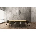 Lucide pendant luminaire LORENZ LED 6 flames IP20, black dimmable