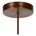 Lucide LED Pendelleuchte TOLEDO, Ø 20 cm, 1xE27, Amber